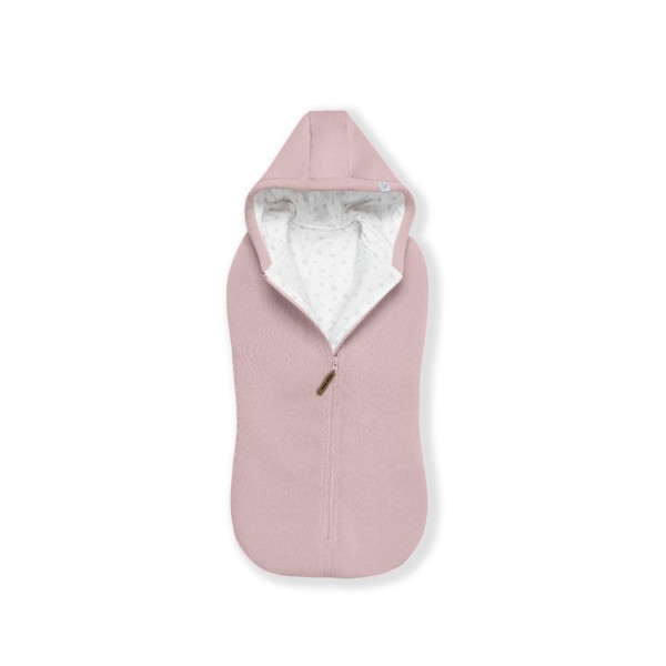 Кокон прогулочный с капюшоном Cosy 0-3 месяца цвет: пудровый 1780-01