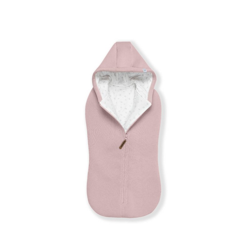 Кокон прогулочный с капюшоном Cosy 0-3 месяца цвет: пудровый 1780-01