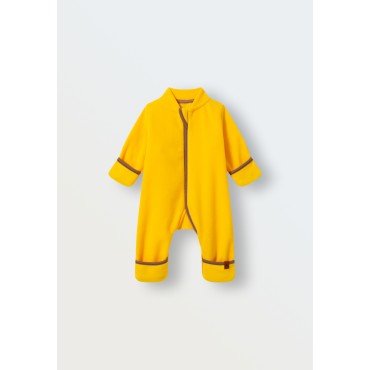 Флисовый комбинезон-поддева Cute 56-62 см цвет: желтый 1645-35