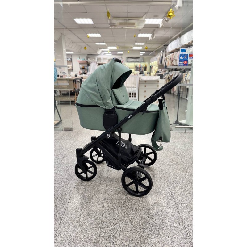 Коляска детская 2 в 1 Bjoy Mia ткань цвет: мята 111
