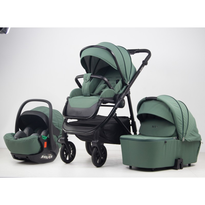 Коляска детская 3 в 1 Bjoy Orlando New цвет: зеленый