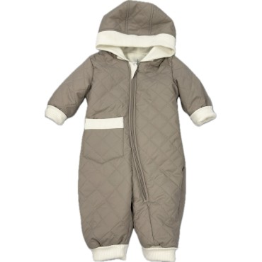 Комбинезон стеганный " Тоторо" 86 см цвет: коричневый