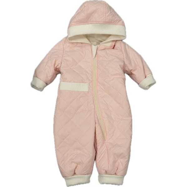 Комбинезон стеганный " Тоторо" 74 см цвет: розовый