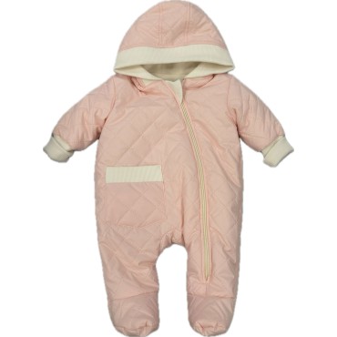 Комбинезон стеганный " Тоторо" 68 см цвет: розовый