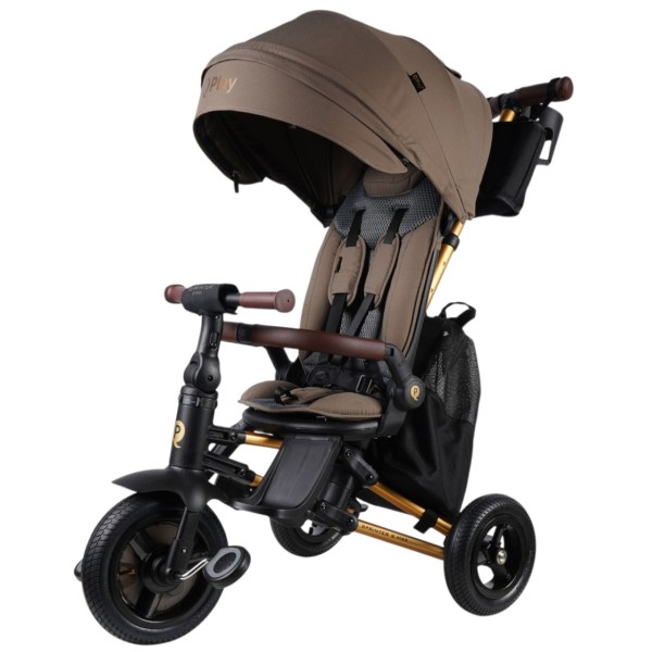 Велосипед трехколесный 6 в 1 Qplay SPRINTER S MAX цвет: Brown Lux/Gold S702