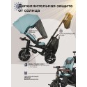 Велосипед трехколесный 8 в 1 Qplay SPRINTER S MAX цвет: Mint Lux/Black S702