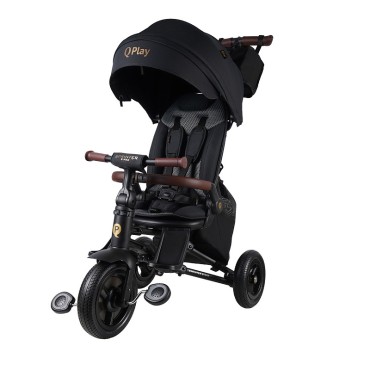Велосипед трехколесный 8 в 1 Qplay SPRINTER S MAX цвет: Black Lux/Black Велосипед трехколесный 8 в 1 Qplay SPRINTER S MAX цвет: Black Lux/Black