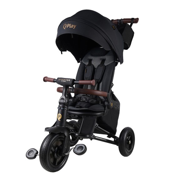 Велосипед трехколесный 6 в 1 Qplay SPRINTER S MAX цвет: Black Lux/Black