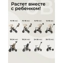 Велосипед трехколесный 8 в 1 Qplay Comfo Max цвет: beige T70