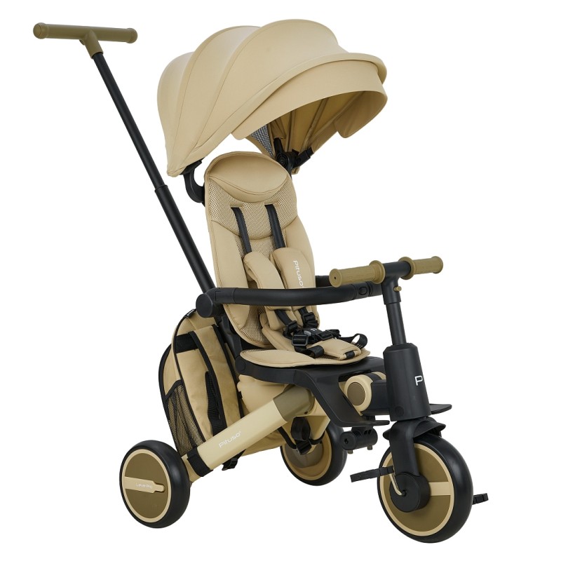 Велосипед трехколесный Pituso Leve Pro 2026 цвет: трюфель /рама беж