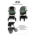 Коляска-трансформер 3 в 1 iZZi #1 цвет: Olive/ Black