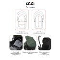 Коляска-трансформер 3 в 1 iZZi #1 цвет: Olive/ Black