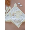 Комплект на выписку из роддома 8 предметов "ALPACA" цвет: молочный / хлопок 0363