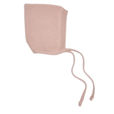 Шапочка вязаная детская 38-40 см ELF цвет: пудровый W030N-023-38/40