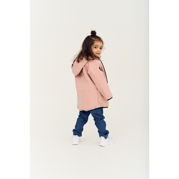 Куртка демисезонная 92-98 см Софтшелл Softshell цвет: пудра 161-01