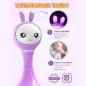Интерактивная игрушка-погремушка Умный зайка alilo R1 c распознаванием цветов цвет: фиолетовый 60405