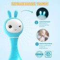 Интерактивная игрушка-погремушка Умный зайка alilo R1 c распознаванием цветов цвет: розовый 60403