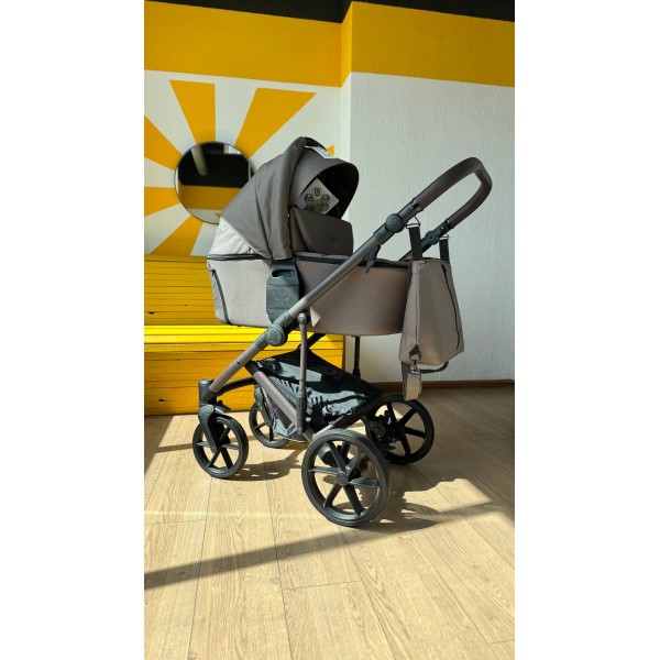 Коляска детская 2 в 1 Bjoy Mia ткань цвет: brown / шоколад 114