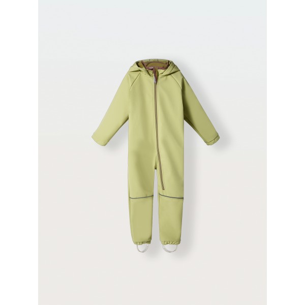 Комбинезон демисезонный  80-86 см мембрана Софтшелл New цвет: оливка 168-95