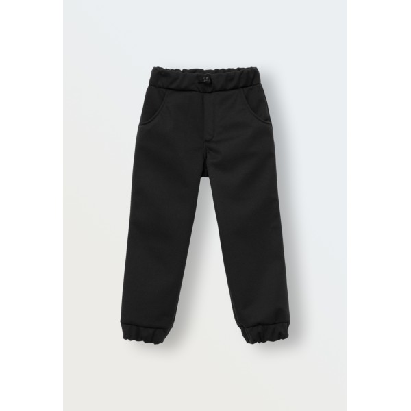 Брючки демисезон 80-86 см мембрана Софтшелл цвет: черный 90-23