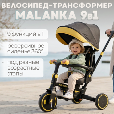 Велосипед детский трехколесный Bubago Malanka цвет : черный BG211-3