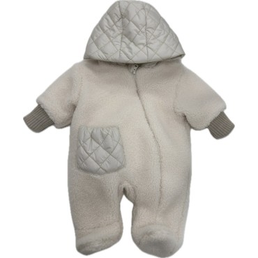 Комбинезон детский 62 см Барашли цвет: молочный