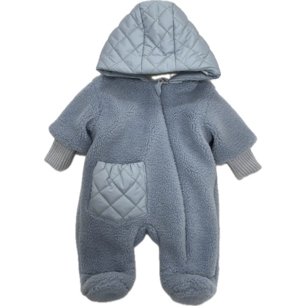 Комбинезон детский 68 см Барашли цвет: голубой
