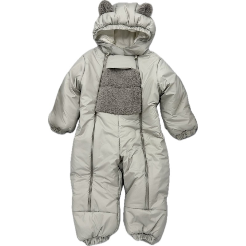 Комбинезон детский 80 см Ламби цвет: светло-серый