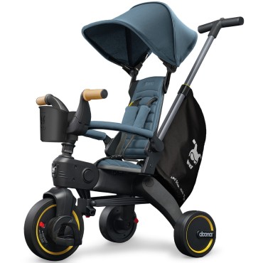 Велосипед складной трехколесный Doona Liki Trike S5 цвет: Ocean Blue