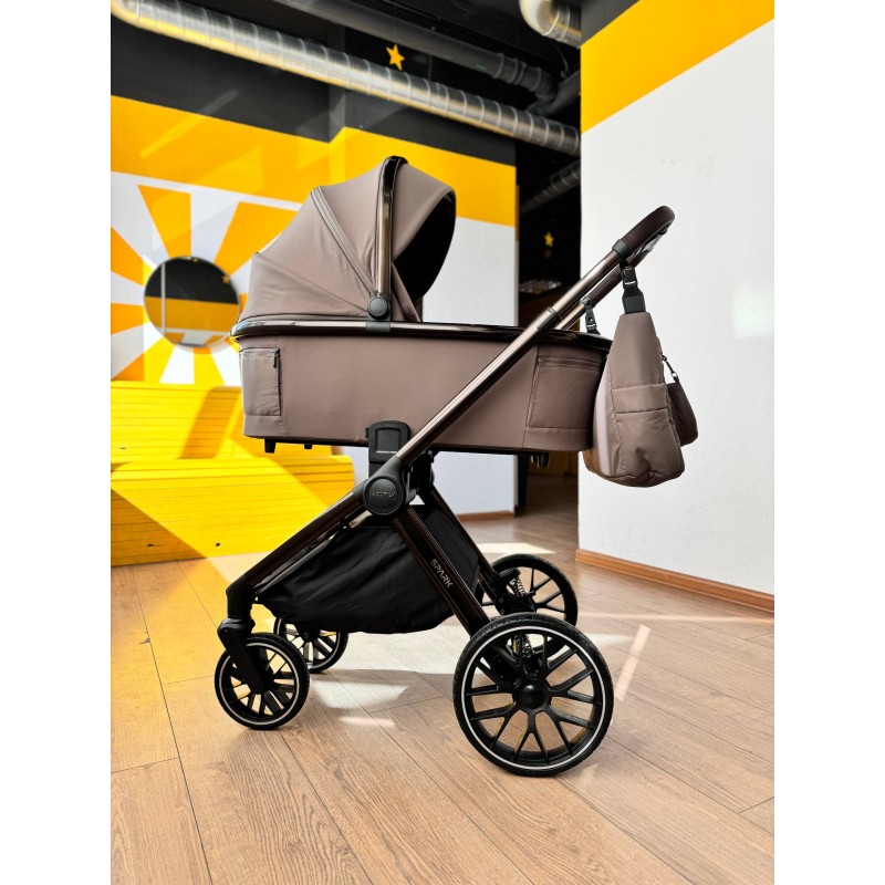 Коляска детская 2 в 1 Adamex Spark Poler цвет: Champagne fango