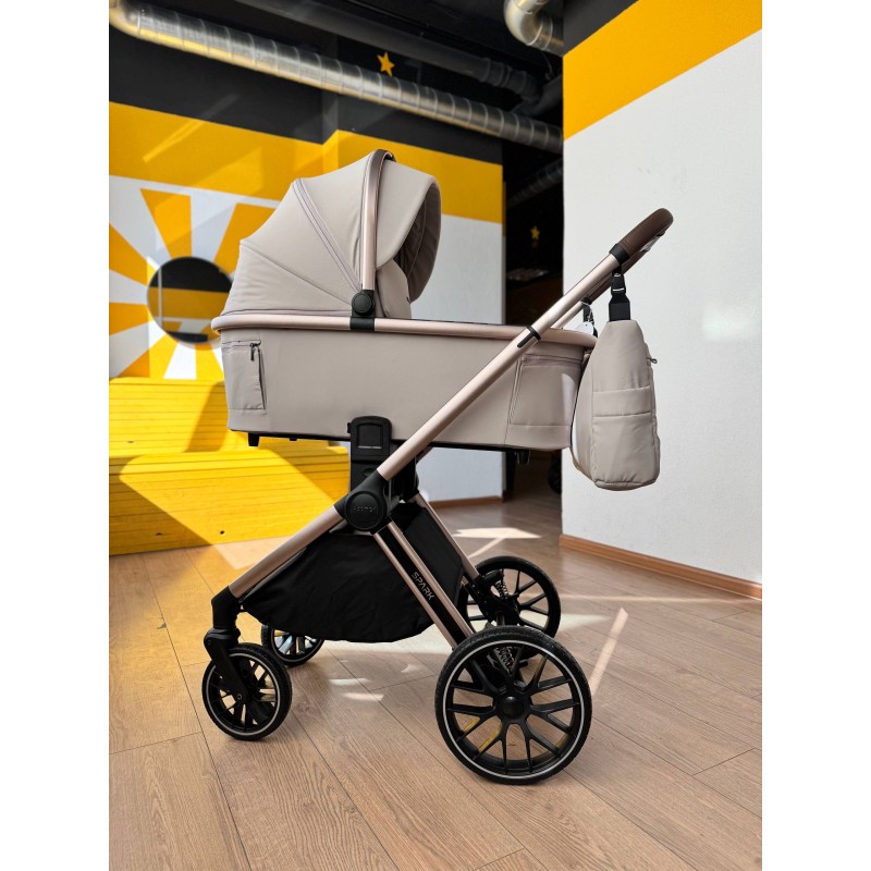 Коляска детская 2 в 1 Adamex Spark Poler цвет: Champagne beige
