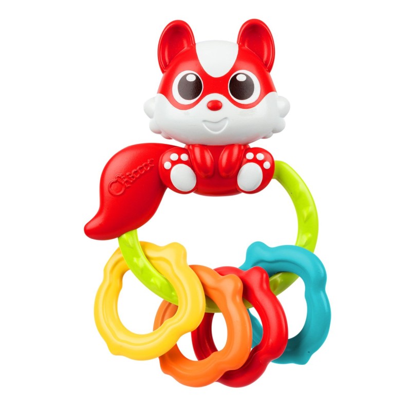 Игрушка-погремушка-прорезыватель Chicco Белка