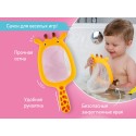 Игрушки для ванной SAFARI ANIMALS с сачком 6+1 шт RRT-813
