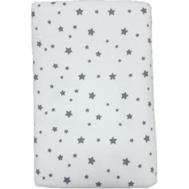 Непромокаемая многоразовая пеленка из фланели 60*90 см цвет: звездочкие маленькие