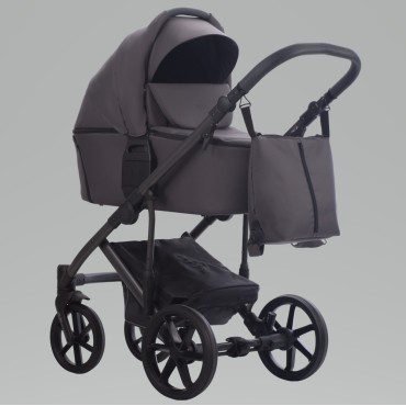 Коляска детская 2 в 1 Bjoy Mia ткань цвет: серо-коричневый 121