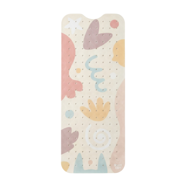 Коврик для ванны антискользящий 40 x 100 см цвет: завитки пастельные BM-40100-PAS