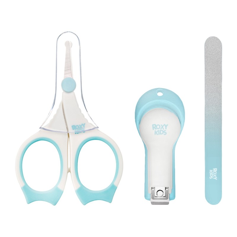 Набор маникюрный детский 3в1 цвет: голубой RPS-004-B
