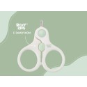 Маникюрные ножницы для новорожденных с замочком цвет: мятный RPS-001