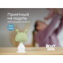 Силиконовый прорезыватель с погремушкой " Грибочек " цвет: зеленый RST-001-GRN