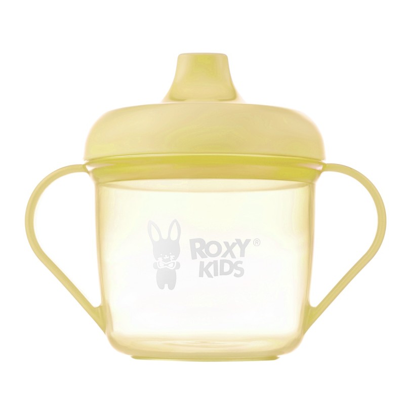 Тренировочная кружка-поильник с носиком 180 мл цвет: желтый RFD-005-Y