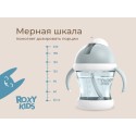 Поильник-непроливайка с трубочкой 200 мл цвет: кокосово-голубой RFD-008-BI
