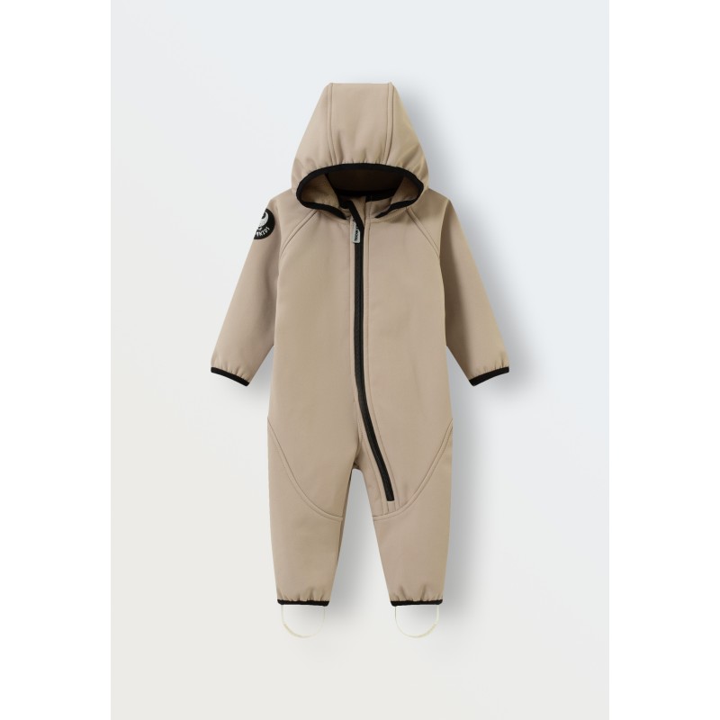 Комбинезон демисезонный мембрана Softshell 74-80 см цвет: бежевый 167-34
