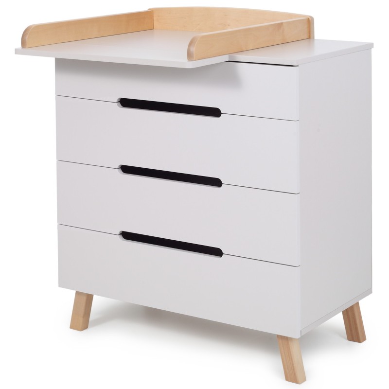 Комод пеленальный Rant Indy Pro 80/4 с органайзером цвет: Crystal Beige