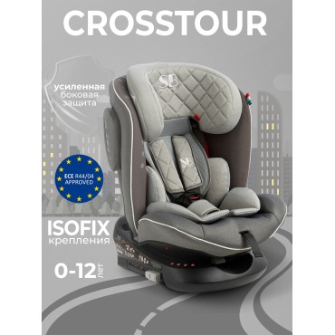 Автокресло детское 0-36 кг Sweet Baby Crosstour 360 SPS Isofix цвет: Grey