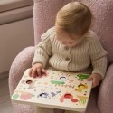 Игрушка деревянная Тактильно-звуковая доска Edda Ферма TSP-01001