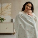 Набор фланелевых пеленок 3 шт Buba Kids цвет: Кабардинские лошадки/Бежевый/Сливочный