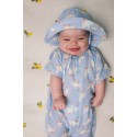 Песочник детский из муслина 74-80 см цвет: гуси на голубом 1301-343