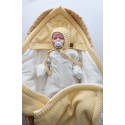 Конверт хлопковый на выписку и прогулки Honey цвет: лимонный 0368