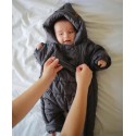 Комбинезон демисезонный DEW с капюшоном 68-80 см цвет: графит 160-53