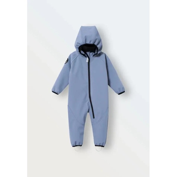 Комбинезон демисезонный мембрана Softshell 74-80 см цвет: серо-голубой 167-133